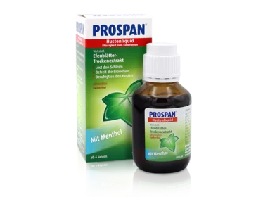 Prospan Hustenliquid in der Flasche