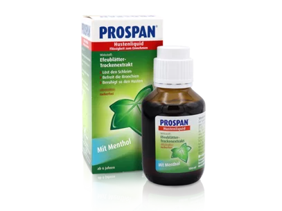 Prospan Hustenliquid in der Flasche