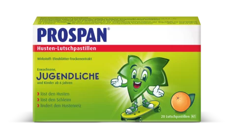 Prospan Lutschpastillen.